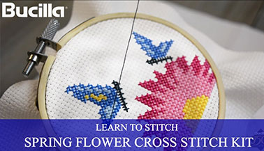 Learn Counted Cross Stitch with Bucilla Learn to Stitch Kit