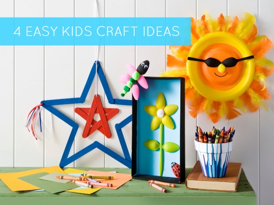 4 Easy Summer Kids Craft Ideas